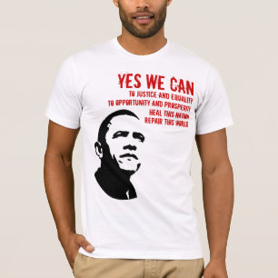 T-shirts Barack Obama: SIM NÓS PODEMOS… RD
