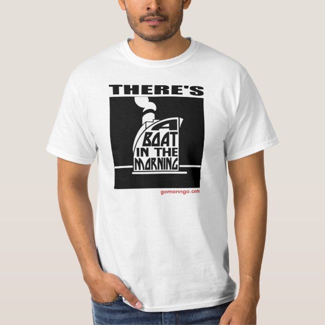 T-shirts Barco na manhã (Frente)