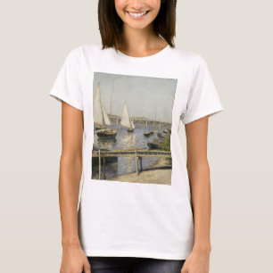 T-shirts Barcos à vela em Argenteuil por Gustave Caillebott