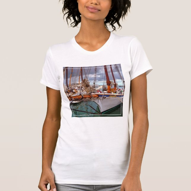 T-shirts Barcos Marinhos Morreram Em Key West (Frente)