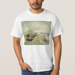 T-shirts Barcos na praia em Saintes-Maries