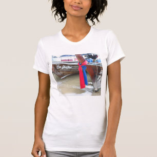 T-shirts Barcos nas ilhas da phi da phi da praia ,