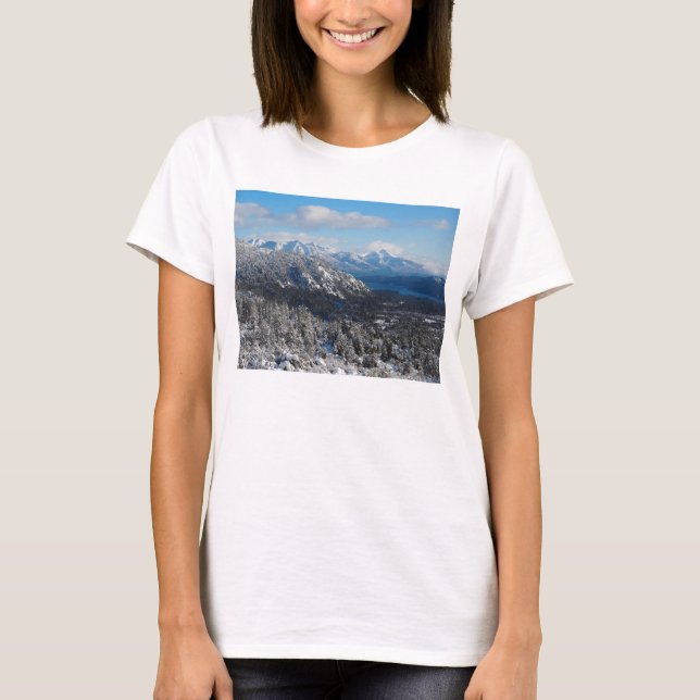 T-shirts Bariloche, negro de Rio, Argentina (Frente)