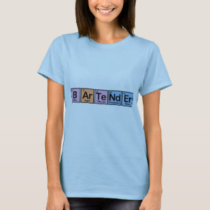 T-shirts Barman feito dos elementos