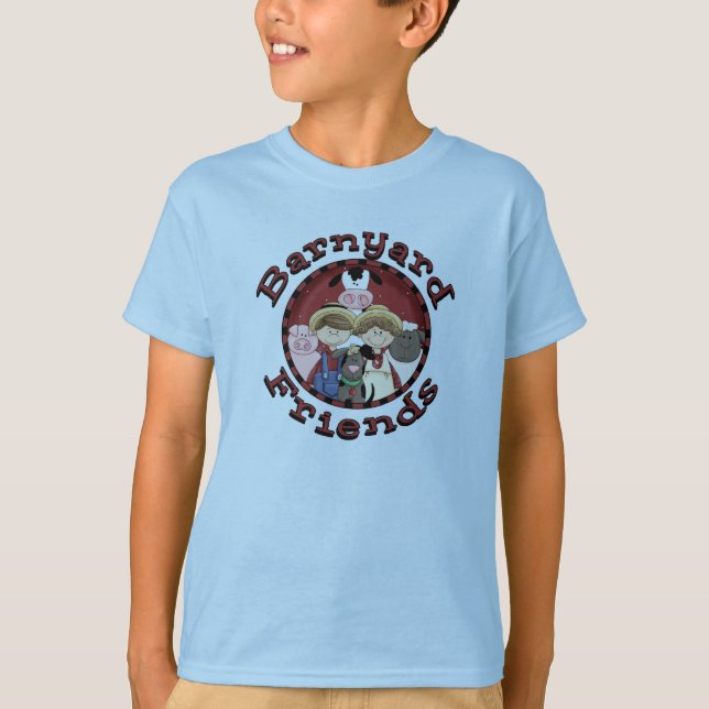 T-shirts Barnyard Friends (Frente)