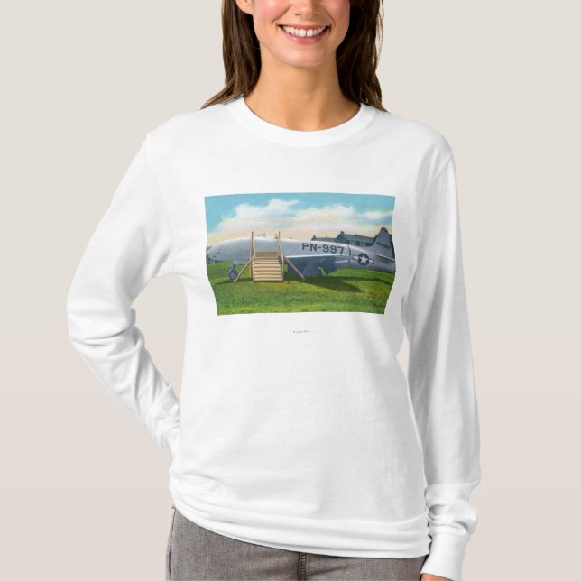 T-shirts Base da força aérea de Sampson (Frente)