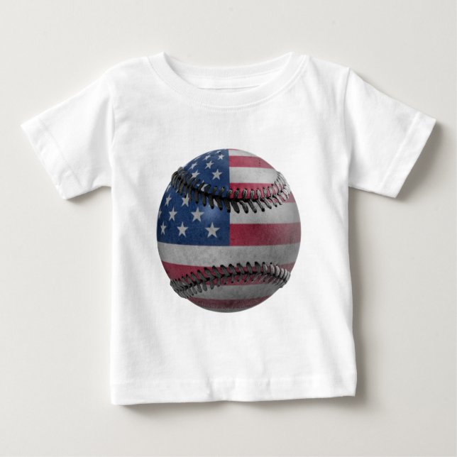 T-shirts Baseball Americano (Frente)