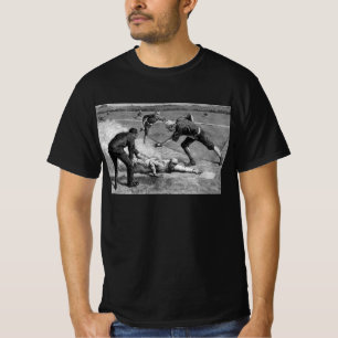 T-shirts Baseball Antigo por Thure De Thulstrup, 1885