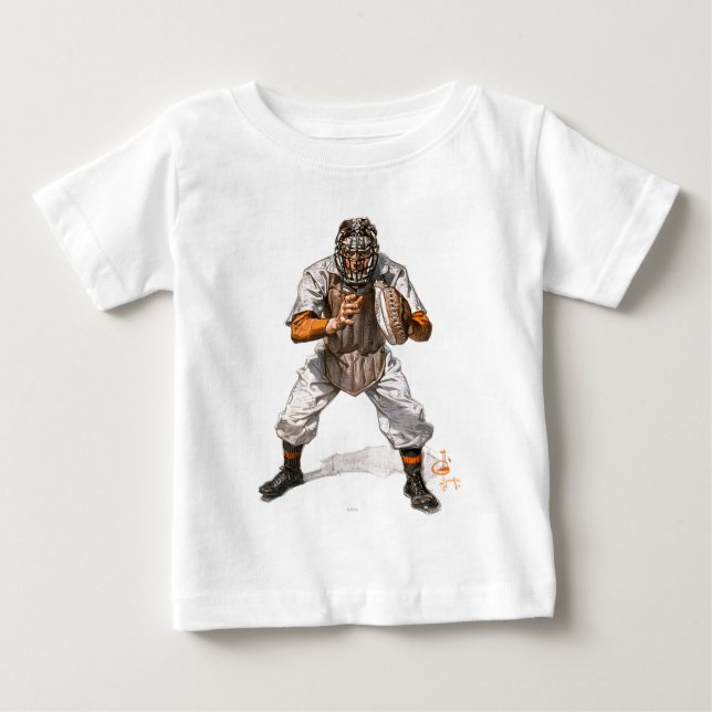 T-shirts Baseball Catcher (Frente)