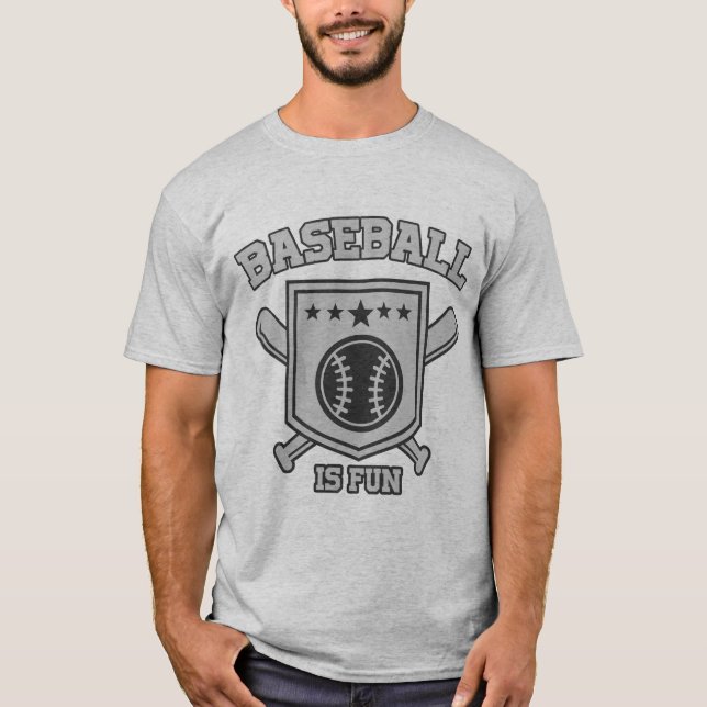 T-SHIRTS BASEBALL É UM ESPORTE DIVERTIDO (Frente)