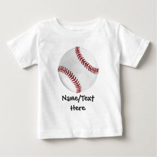 T-shirts Baseball personalizado em crianças verdes