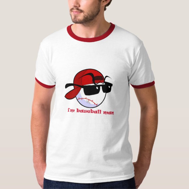 T-shirts basebol (Frente)