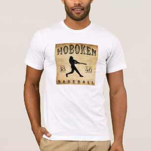 T-shirts Basebol 1846 de Hoboken New-jersey
