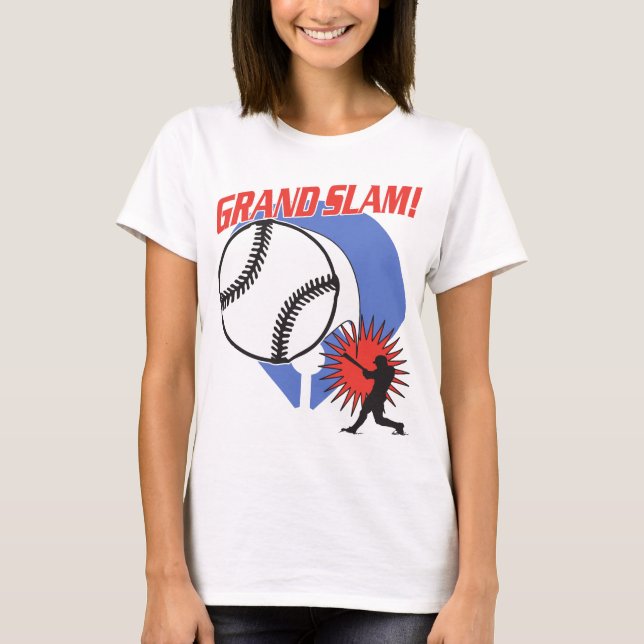 T-shirts Basebol do grand slam (Frente)