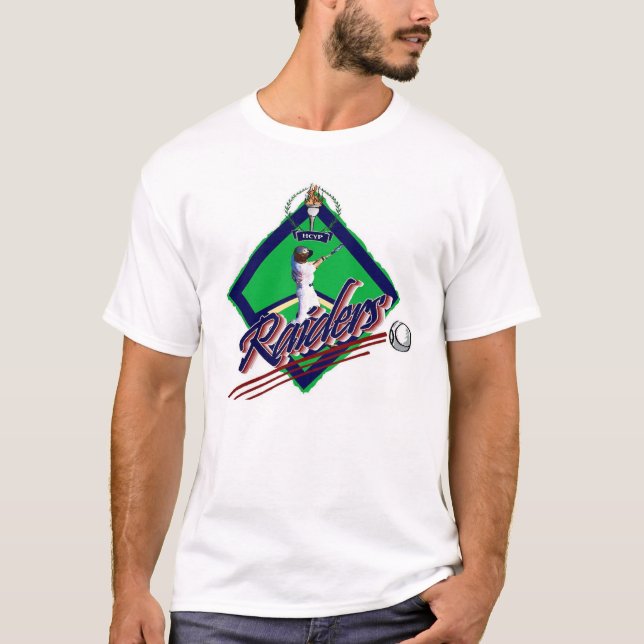 T-shirts Basebol dos incursores (Frente)