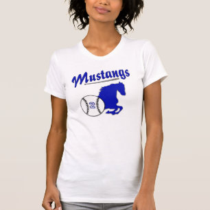 T-shirts Basebol dos mustang