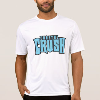 T-shirts basebol litoral do esmagamento
