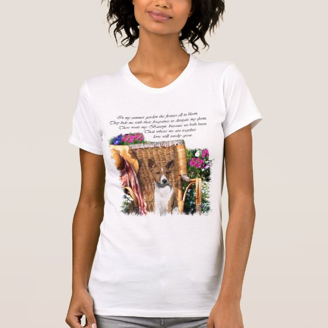 T-shirts Basenji Lovers Art Gifts (Frente)
