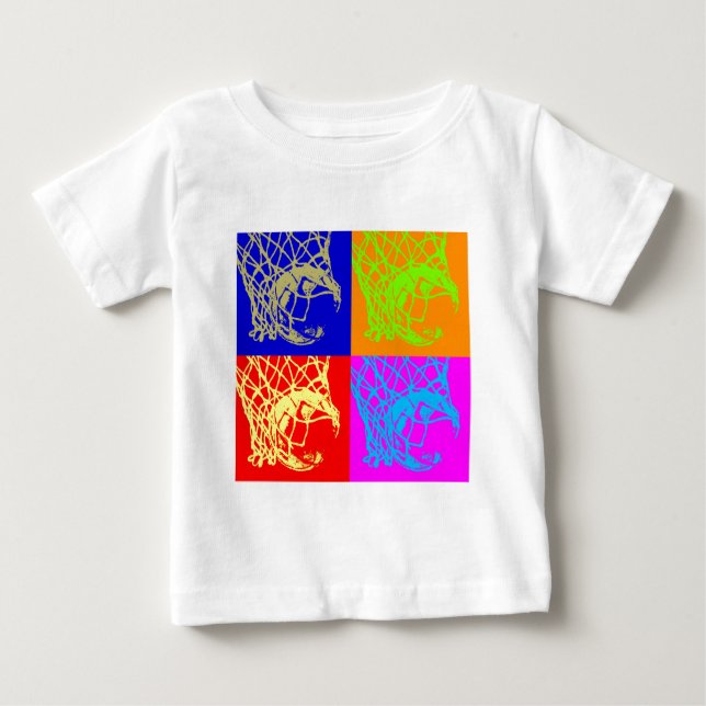 T-shirts Basquete de pop (Frente)