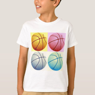 T-shirts Basquete de pop