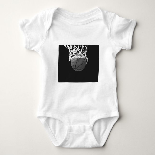 T-shirts Basquete preto e branco (Frente)