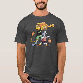 T-shirts Basquetebol do leão e dos carneiros