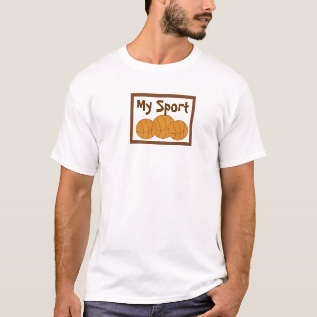T-shirts Basquetebol é o Meu Esporte (Frente)