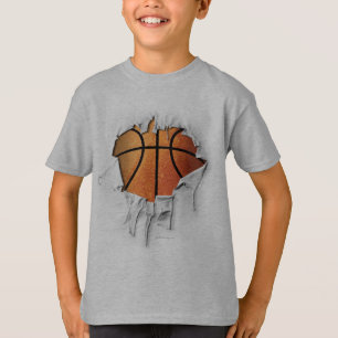 T-shirts Basquetebol rasgado