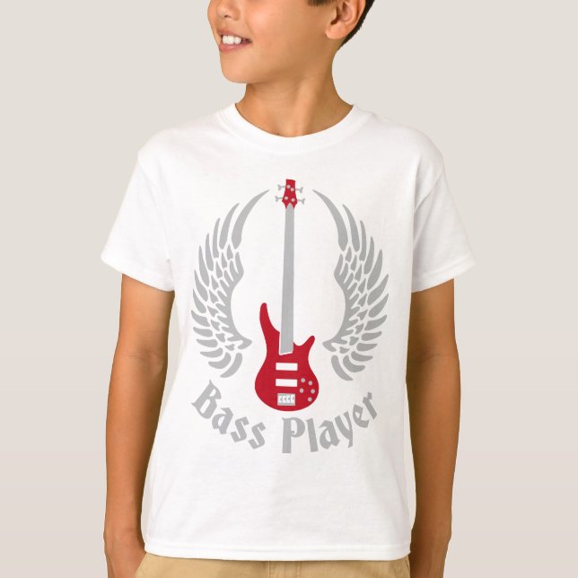 T-shirts bass guitar (Frente)