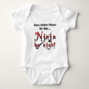 T-shirts Bass Guitar Ninja