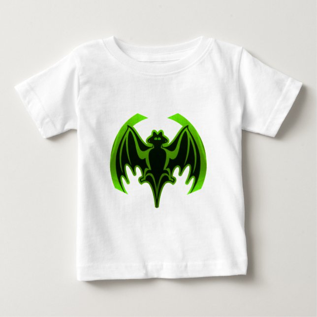 T-shirts Bat Green MUSEUM Zazzle Gifts (Frente)