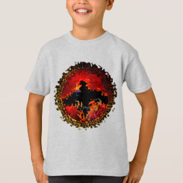 T-shirts Bat on Fire Digital Art