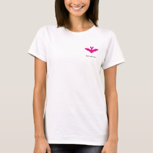 T-shirts Bat Rosa