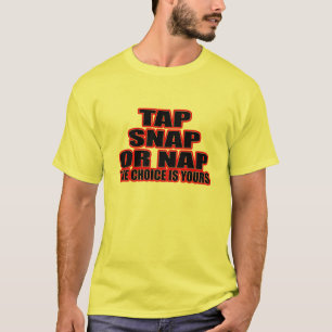 T-shirts Bata, agarre ou sesta - a escolha é sua