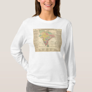 T-shirts Batalhas de India e mapa de Seiges Chonology