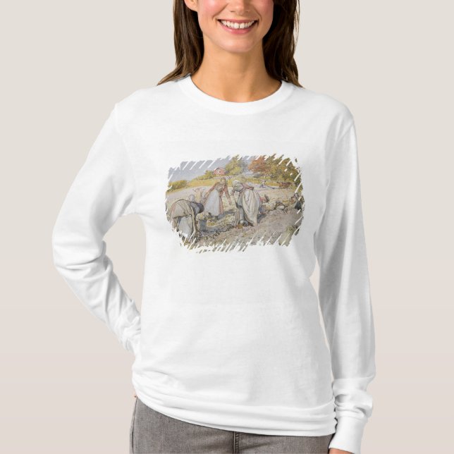 T-shirts Batata de escavação, 1905 (Frente)