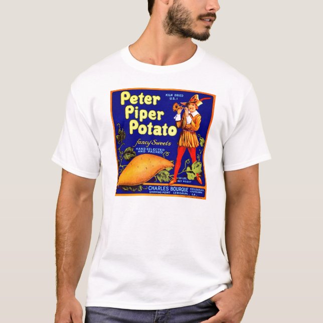 T-SHIRTS BATATA DO GAITEIRO DE PETER (Frente)