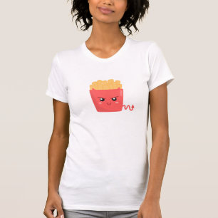 T-shirts Batatas Fritas Francesas Malvadas porém Kawaii