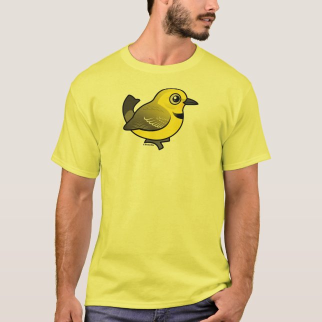 T-shirts Bate-papo amarelo (Frente)