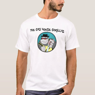 T-SHIRTS BATEDOR DE ESPOSA DOS HOMENS DO GORILA DE JOE