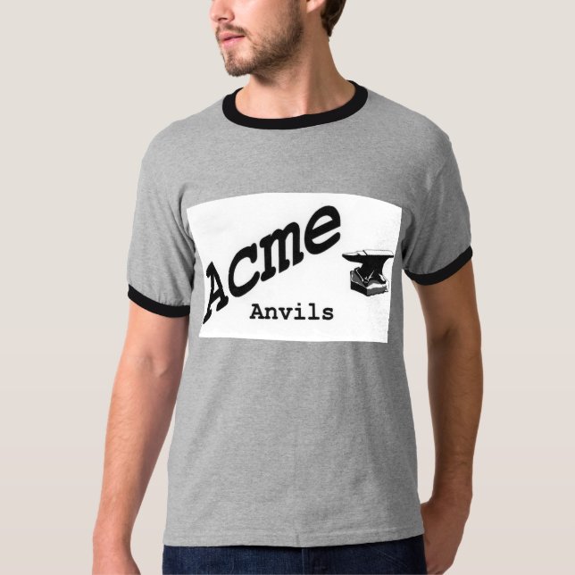 T-shirts batentes do Acme (Frente)
