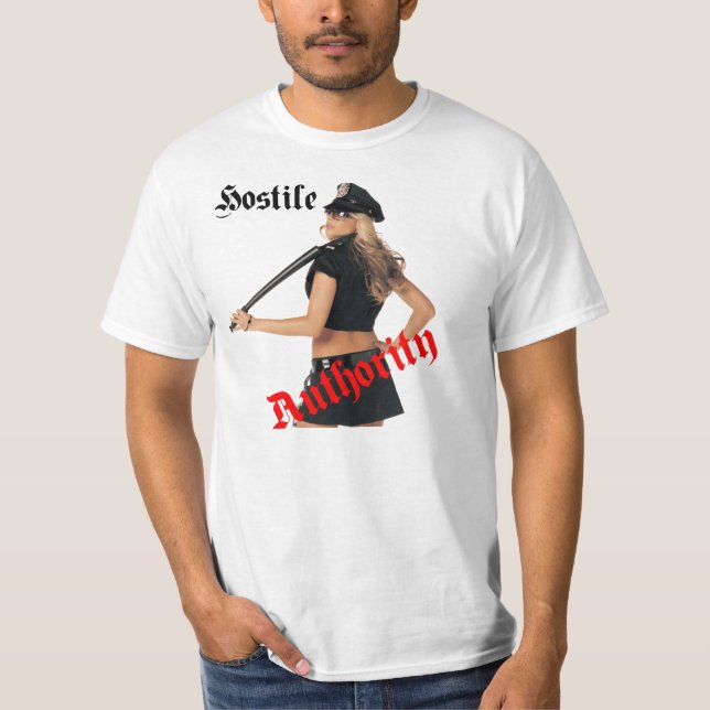 T-shirts Baterista hostil (Frente)