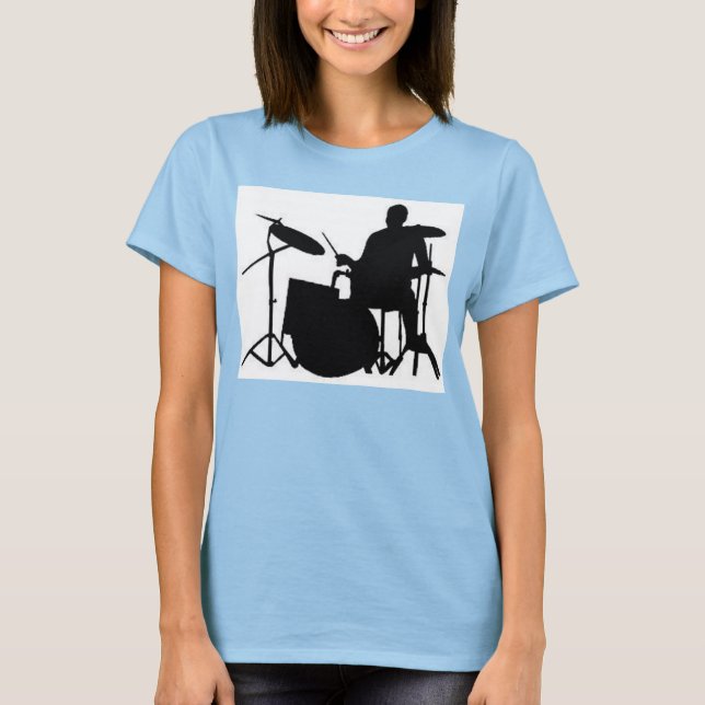 T-shirts Bateristas Fazem Isso Com Ritmo (Frente)