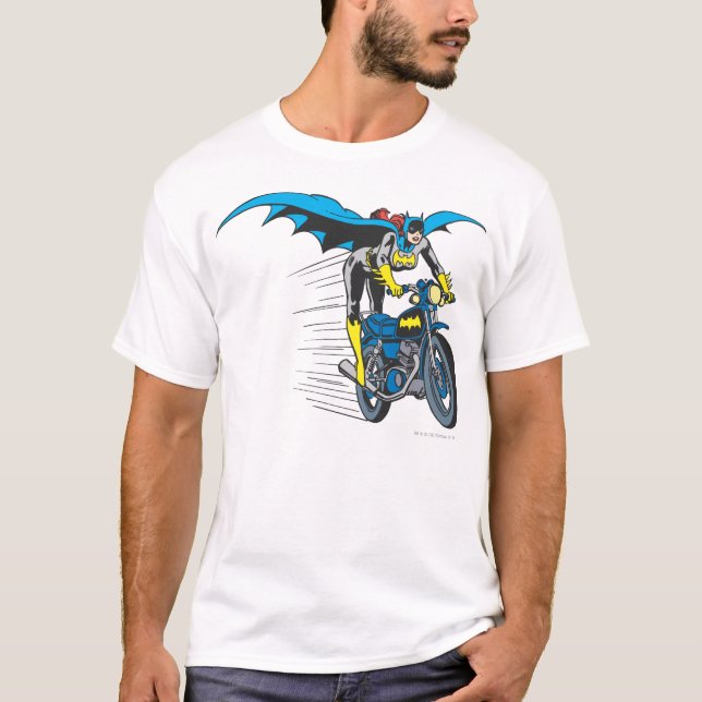 T-shirts Batgirl on Batcycle (Frente)