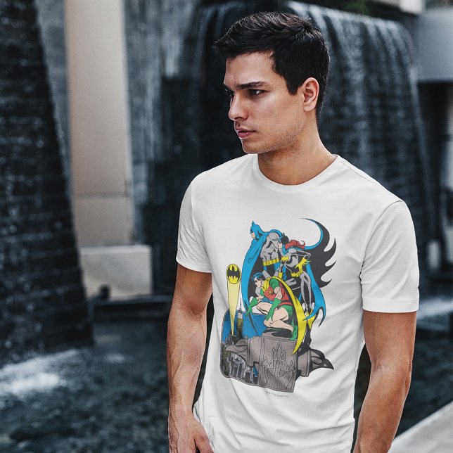 T-shirts Batman/Batgirl/Robin (Person wearing t-shirt)