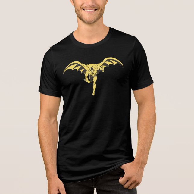 T-shirts Batman Dash Yellow (Frente)