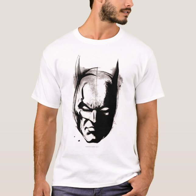T-shirts Batman Drawn Face (Frente)
