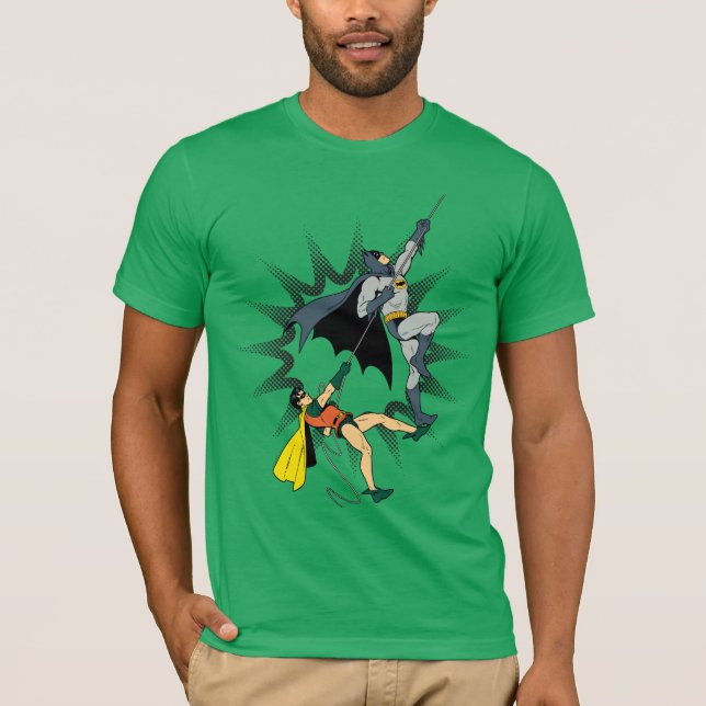 T-shirts Batman E Robin Climb (Frente)