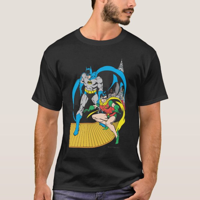 T-shirts Batman e Robin Escape (Frente)