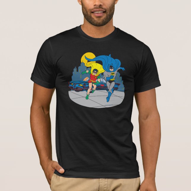 T-shirts Batman E Robin Running (Frente)